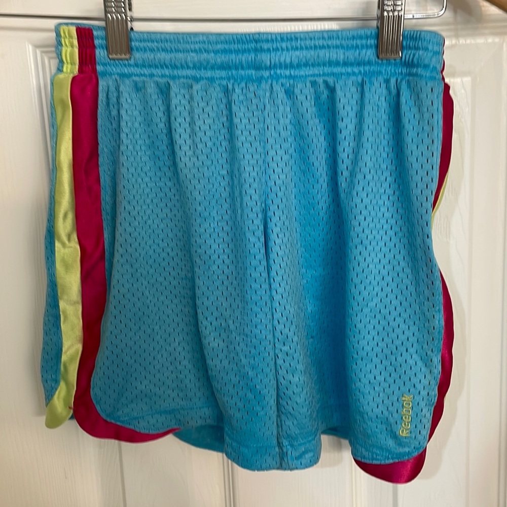 Reebok Aqua Mesh Shorts Sz M EUC